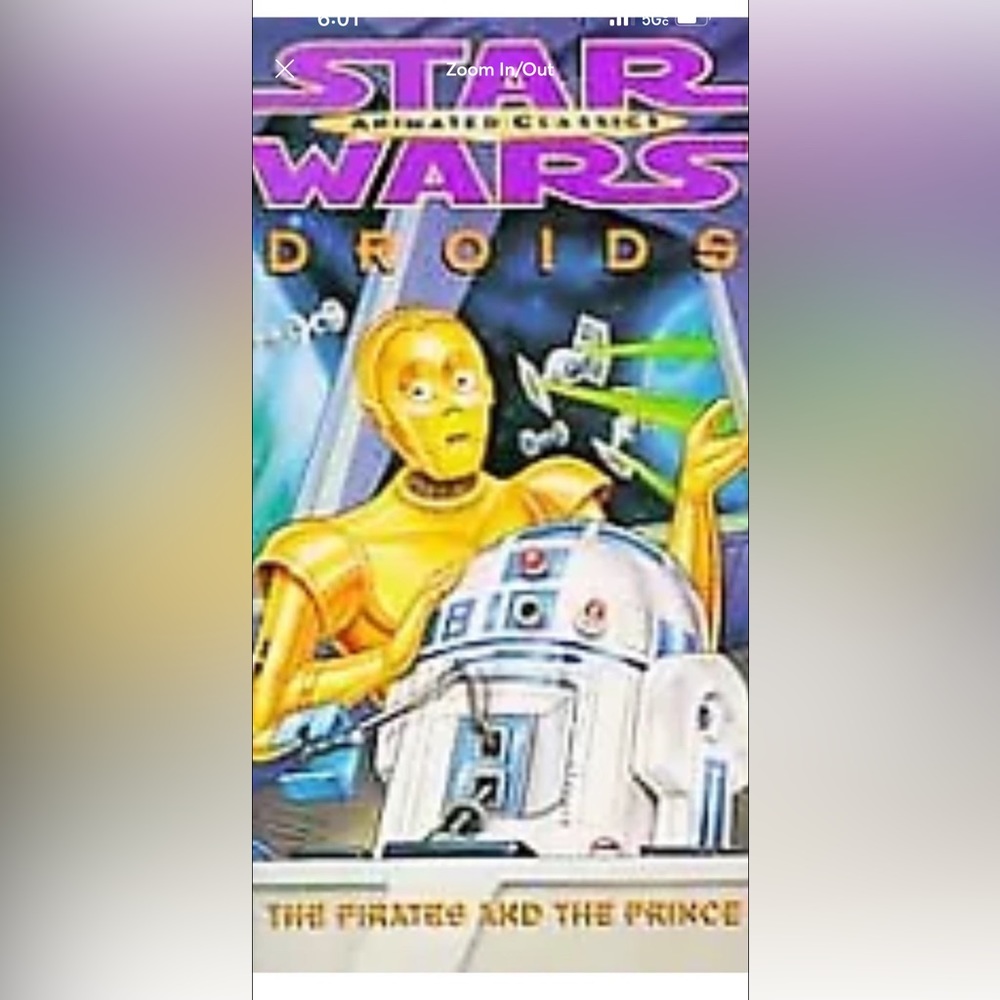 Star Wars Animated Classics - Droids: The Pirates and the Prince (VHS, 1997)
